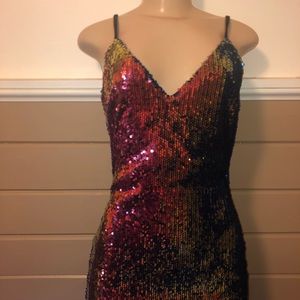 Mini Sparkle Sequins Cocktail Party Multi Colorful